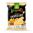 Vegeat's Cheddar chickpea chips pack