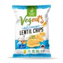 Vegeat's Salt & Vinegar lentil chips pack